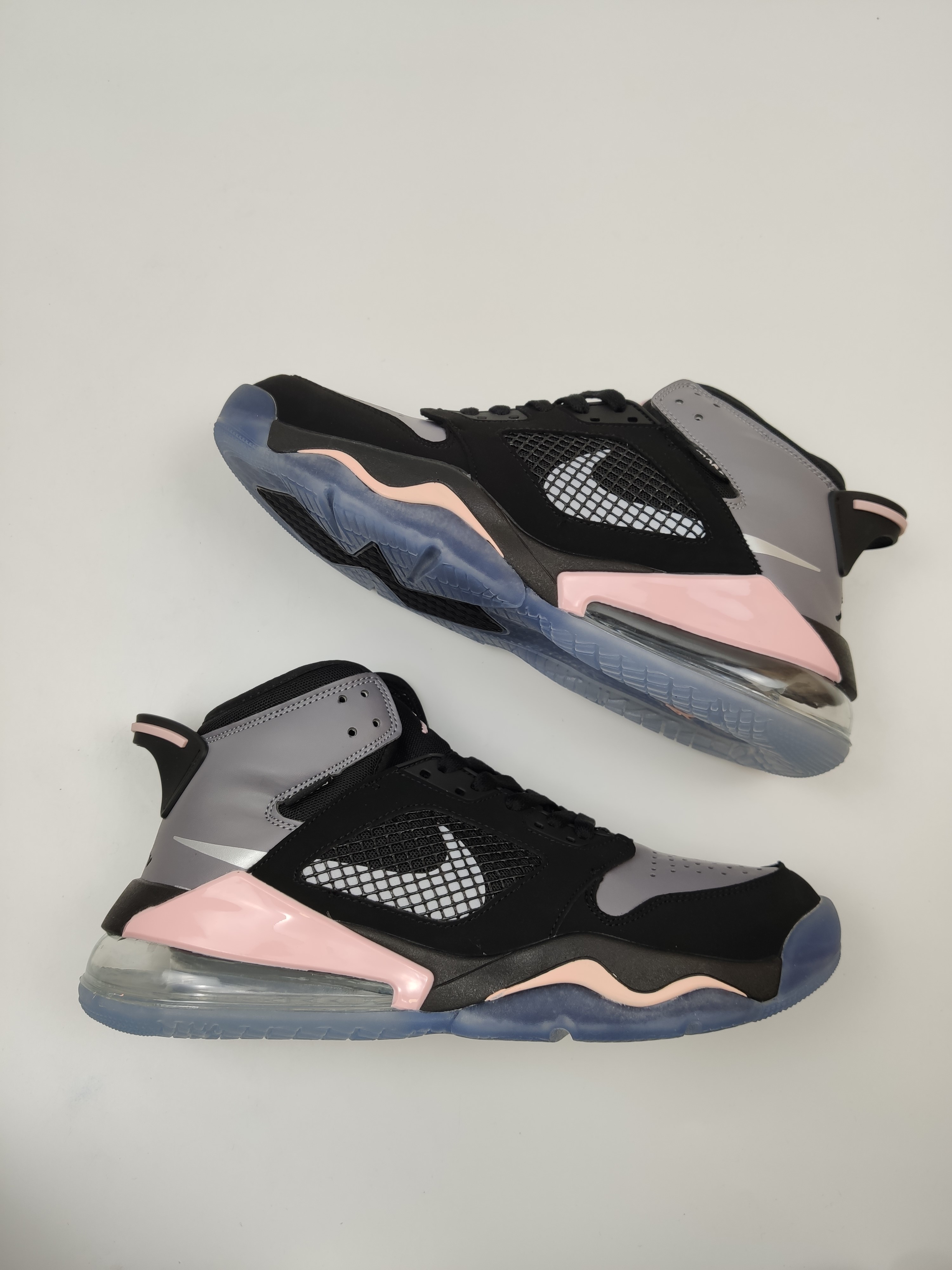 2019 Men AJ Mars x27 Black Grey Pink Shoes